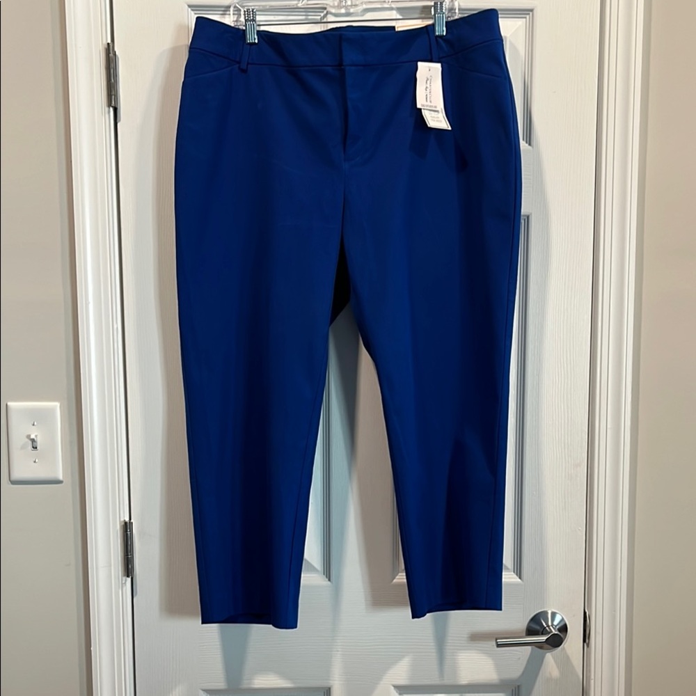 Charter‎ Club Blue Cropped Ankle Pants